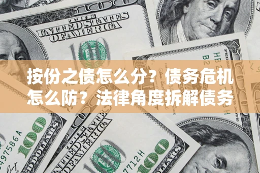 北京按份之债怎么分？债务危机怎么防？法律角度拆解债务分配与风险自保指南