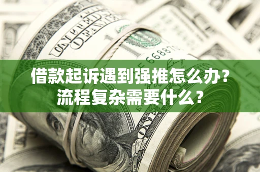 北京借款起诉遇到强推怎么办？流程复杂需要什么？