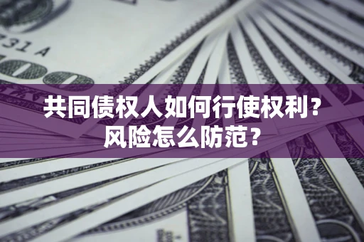 北京共同债权人如何行使权利？风险怎么防范？