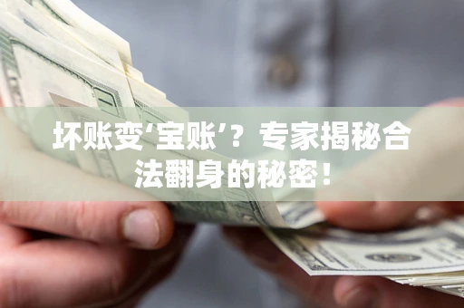 北京坏账变‘宝账’？专家揭秘合法翻身的秘密！
