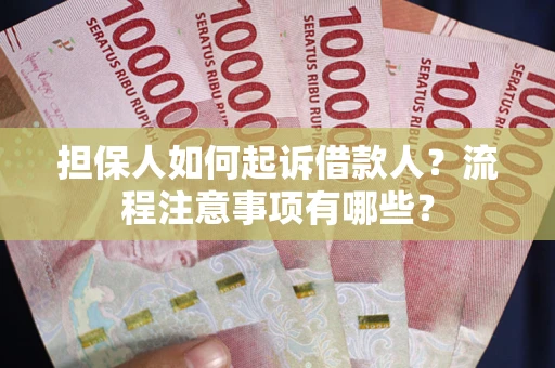 北京担保人如何起诉借款人？流程注意事项有哪些？